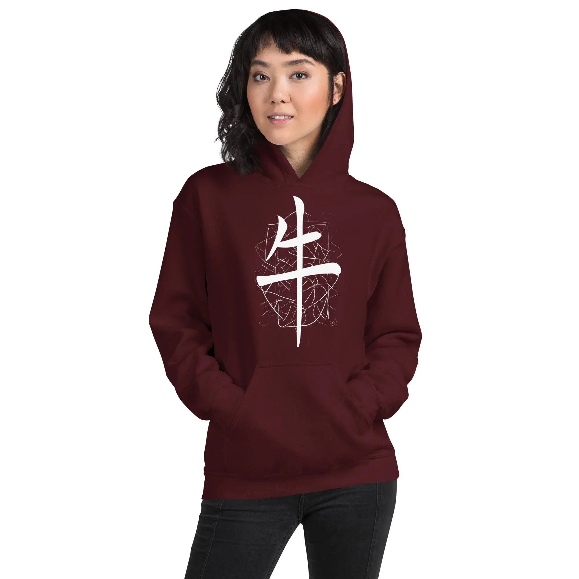 Unisex | Lil Hoodie Maroon hoodie AwRans Clothing unisex-heavy-blend-hoodie-maroon-front-6621bd755d534