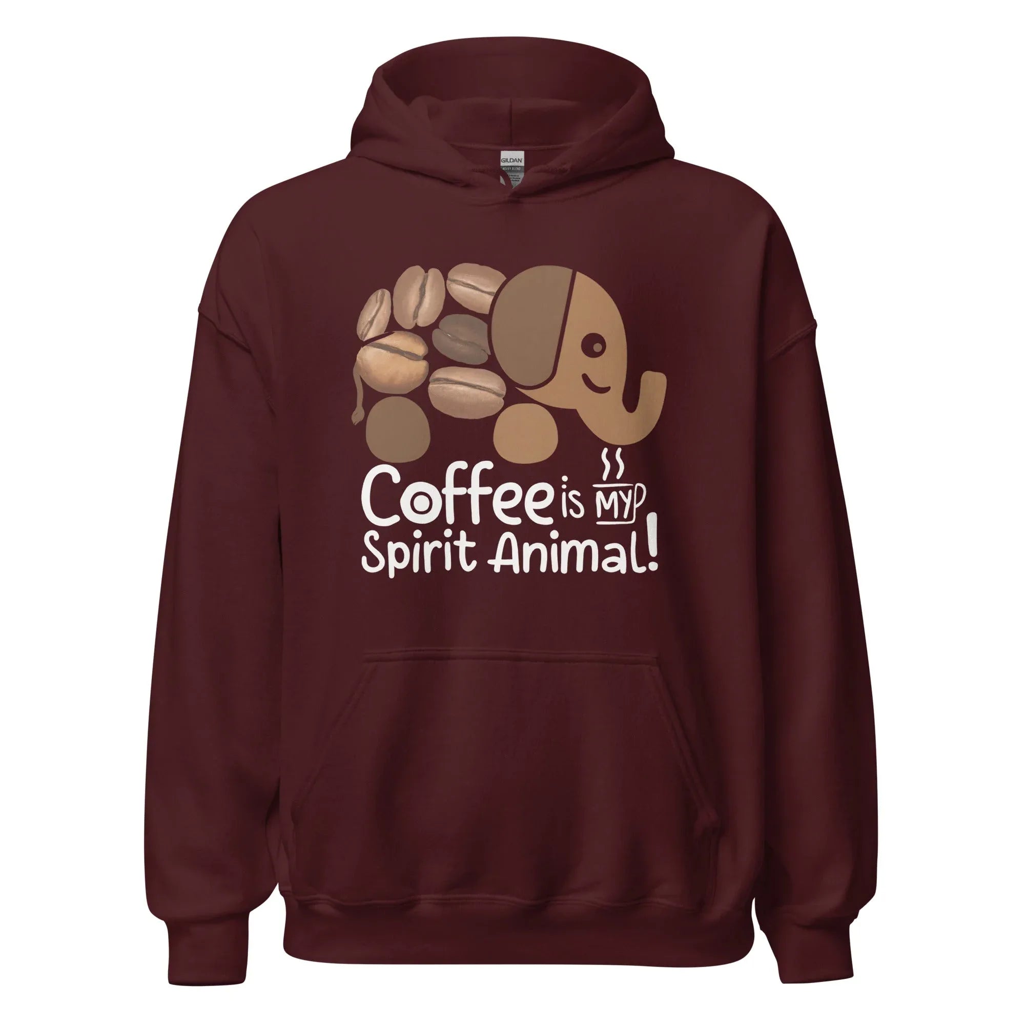 Unisex Hoodie | Coffee Is My Spirit Animal - AwRans Clothing