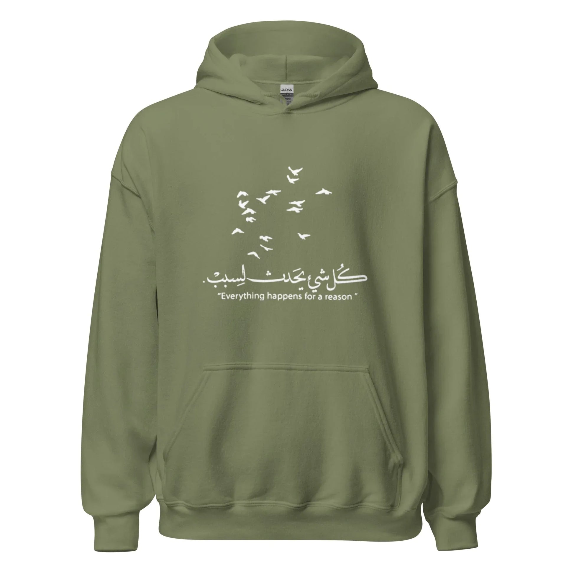 ARABIC Unisex | Everything Happens For A Reason Hoodie - AwRans Clothing