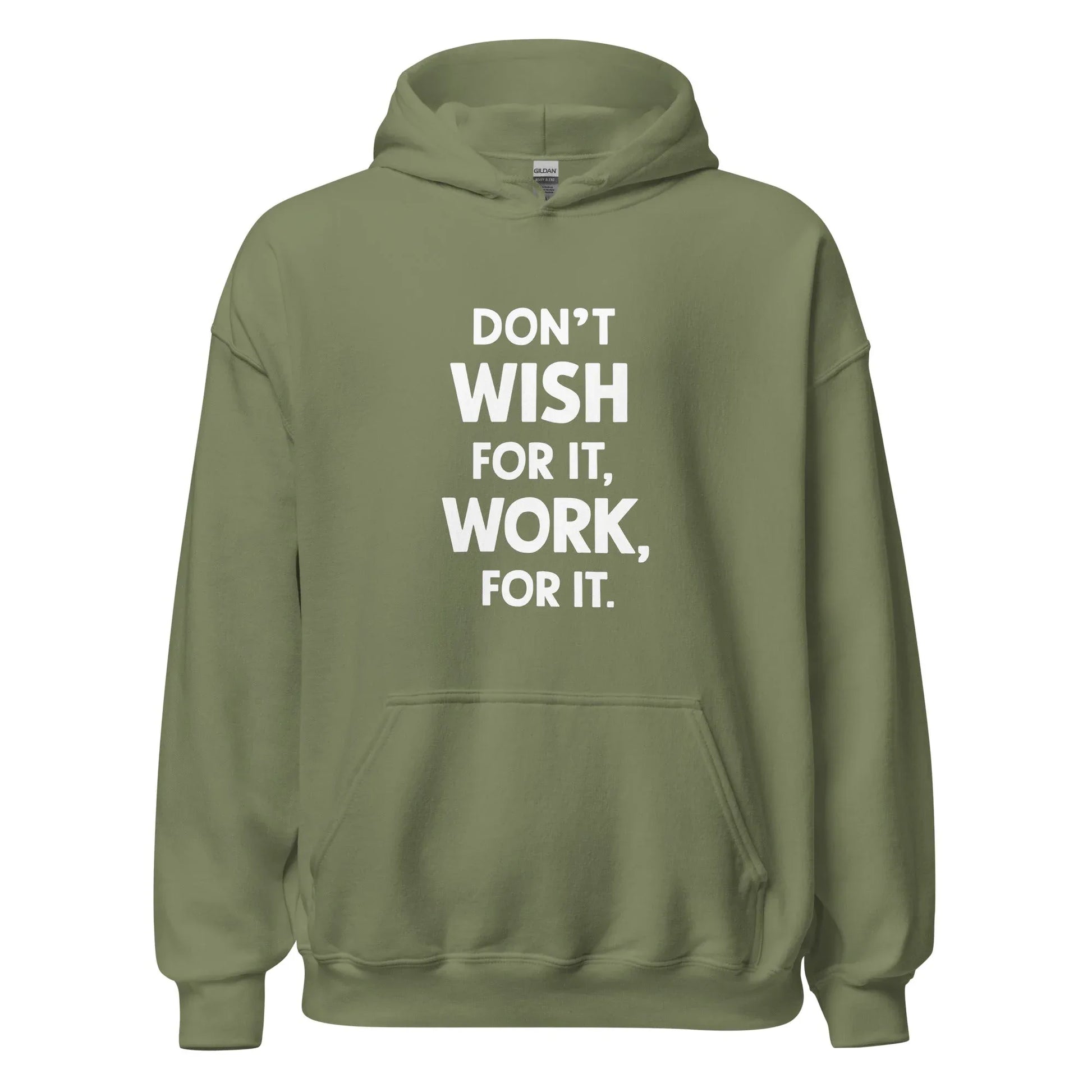 Unisex | Don't Wish For It Work For It - Soft Hoodie - AwRans Clothing