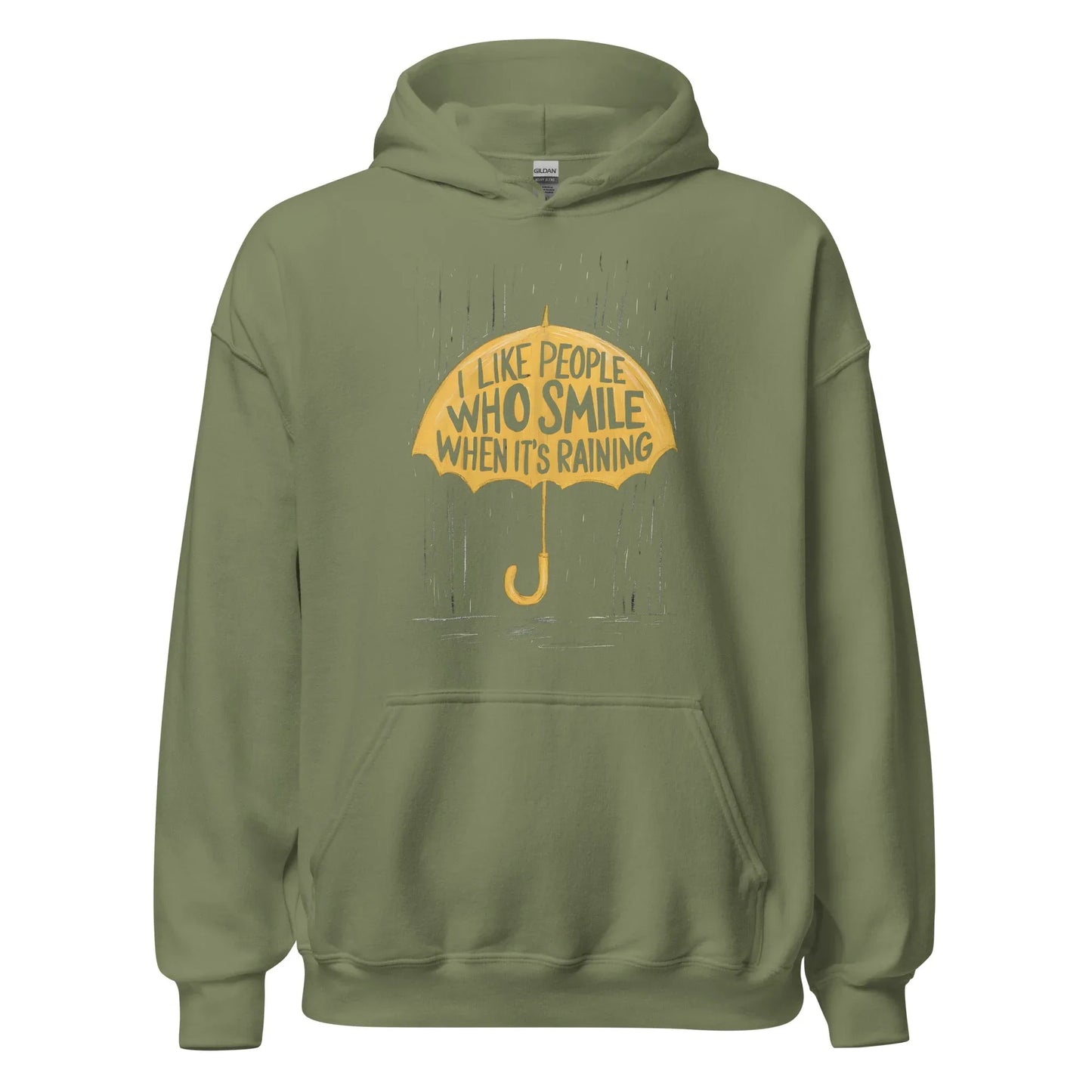 Unisex | I Like People Who Smile When It's Raining - Hoodie - AwRans Clothing