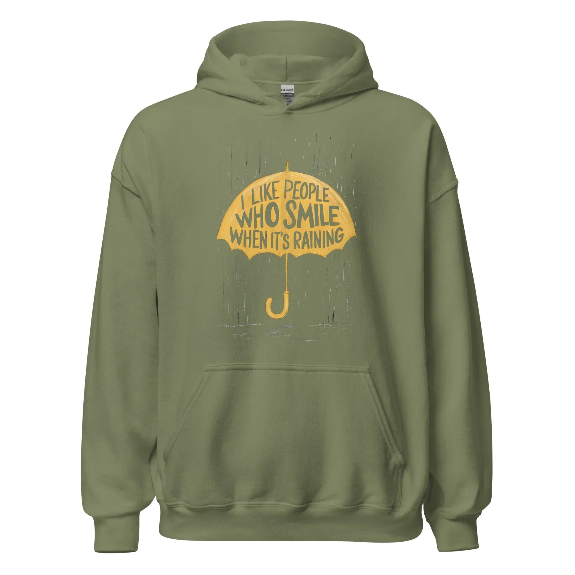 Unisex | I Like People Who Smile When It's Raining - Hoodie - AwRans Clothing