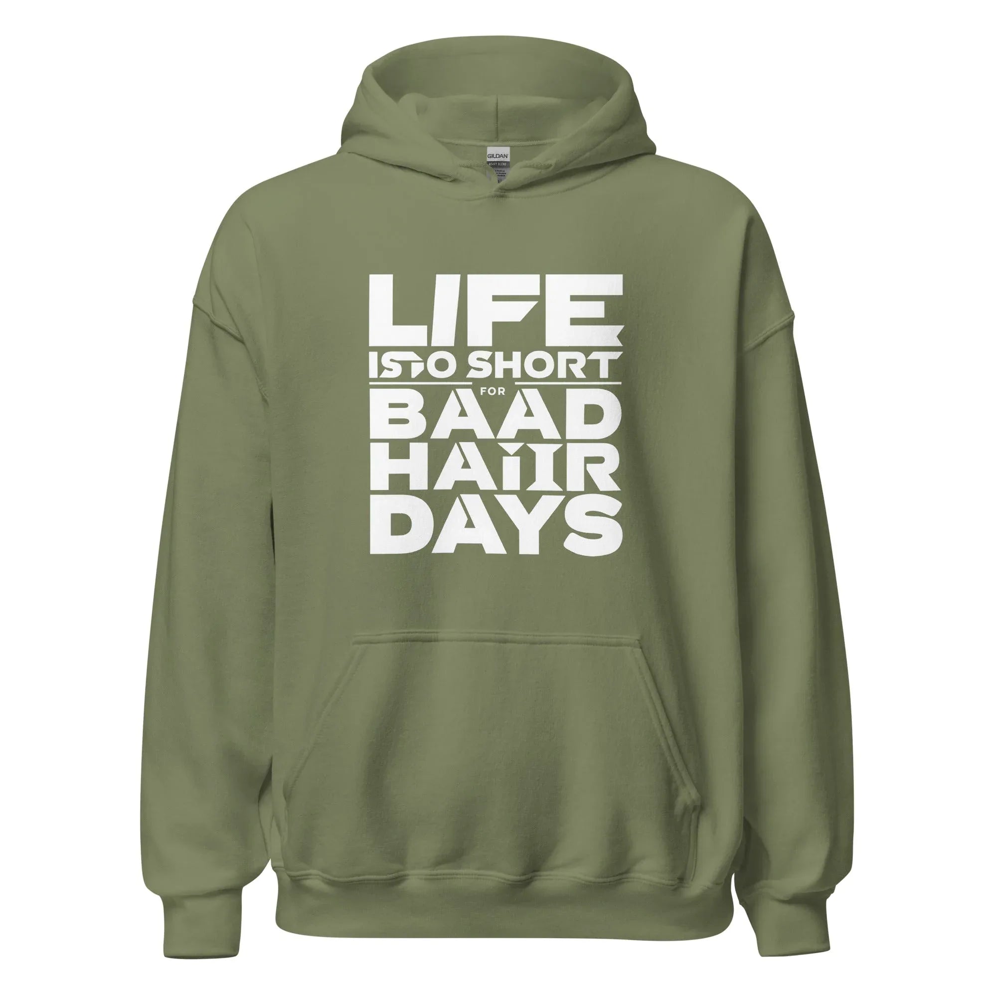 Unisex | Life Is Too Short For For Bad Hair Days! Hoodie - AwRans Clothing