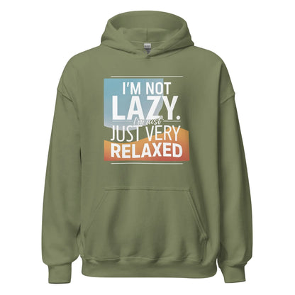 Unisex | I'm Not Lazy I'm Just Relaxed Hoodie - AwRans Clothing
