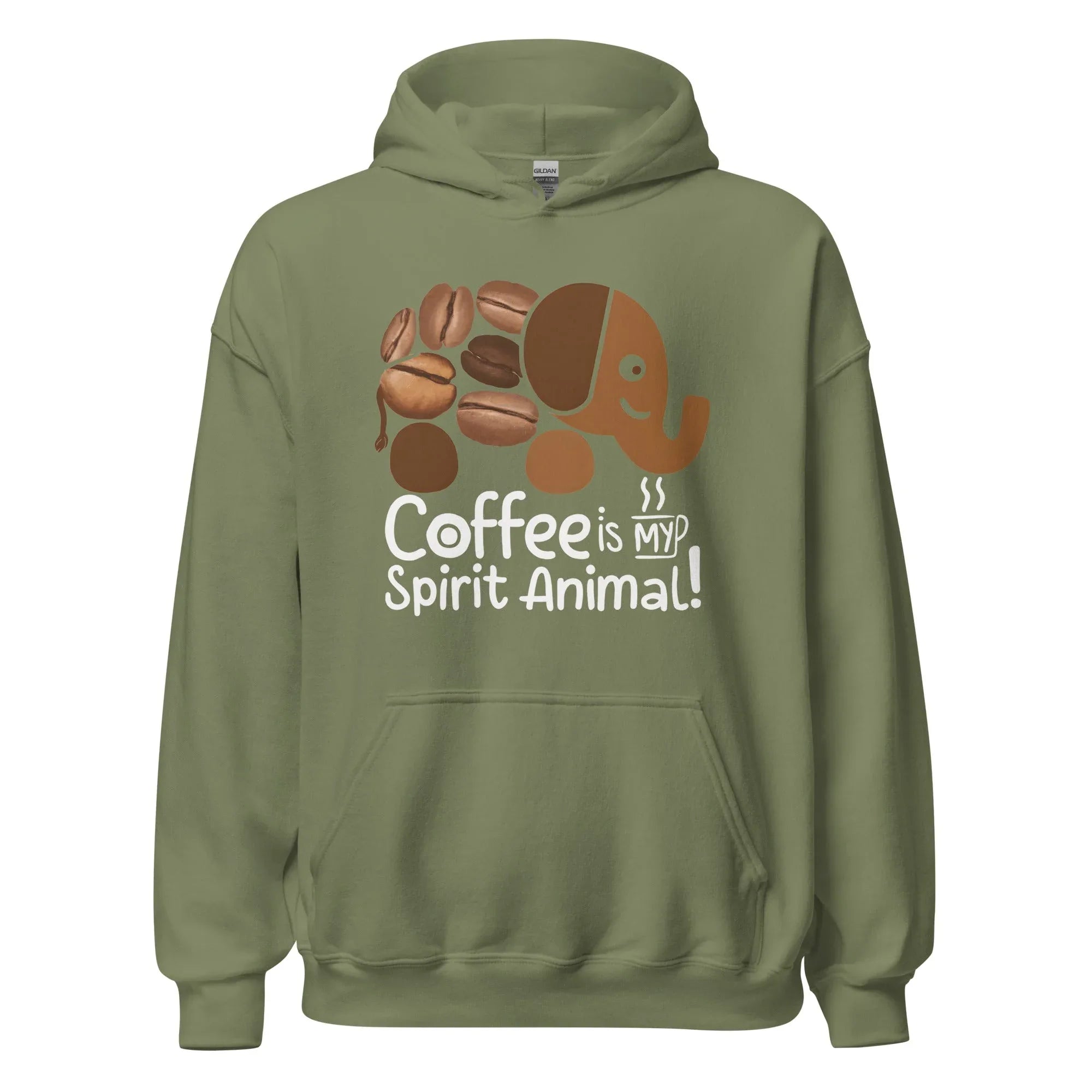 Unisex Hoodie | Coffee Is My Spirit Animal - AwRans Clothing