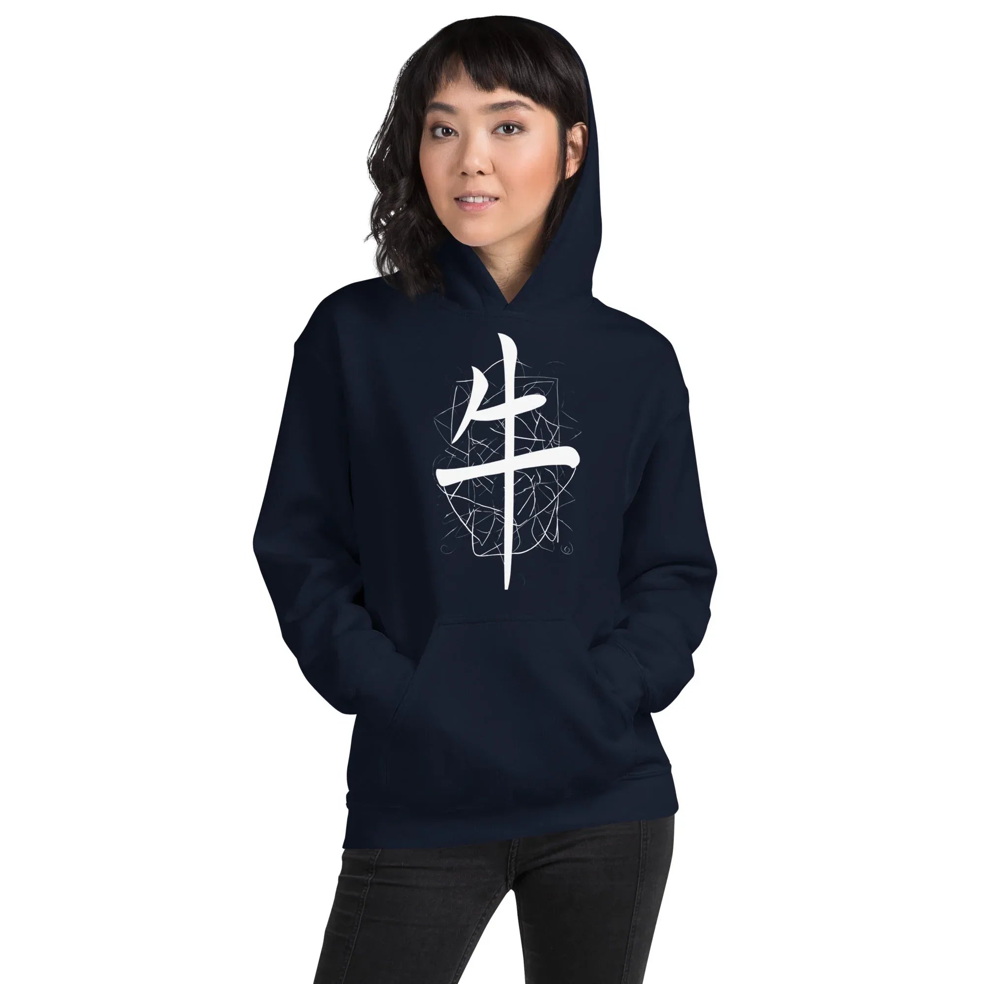 Unisex | Lil Hoodie Navy hoodie AwRans Clothing unisex-heavy-blend-hoodie-navy-front-6621bd755cf6e