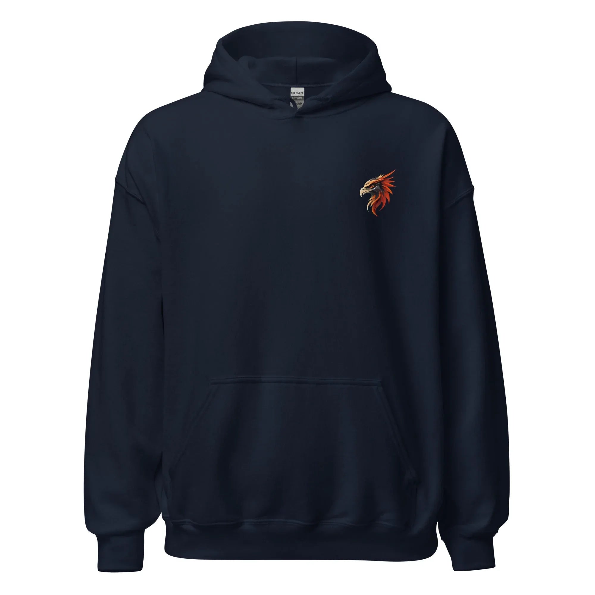 Unisex | Phoenix's Anger Hoodie Navy hoodie AwRans Clothing unisex-heavy-blend-hoodie-navy-front-663383166adce