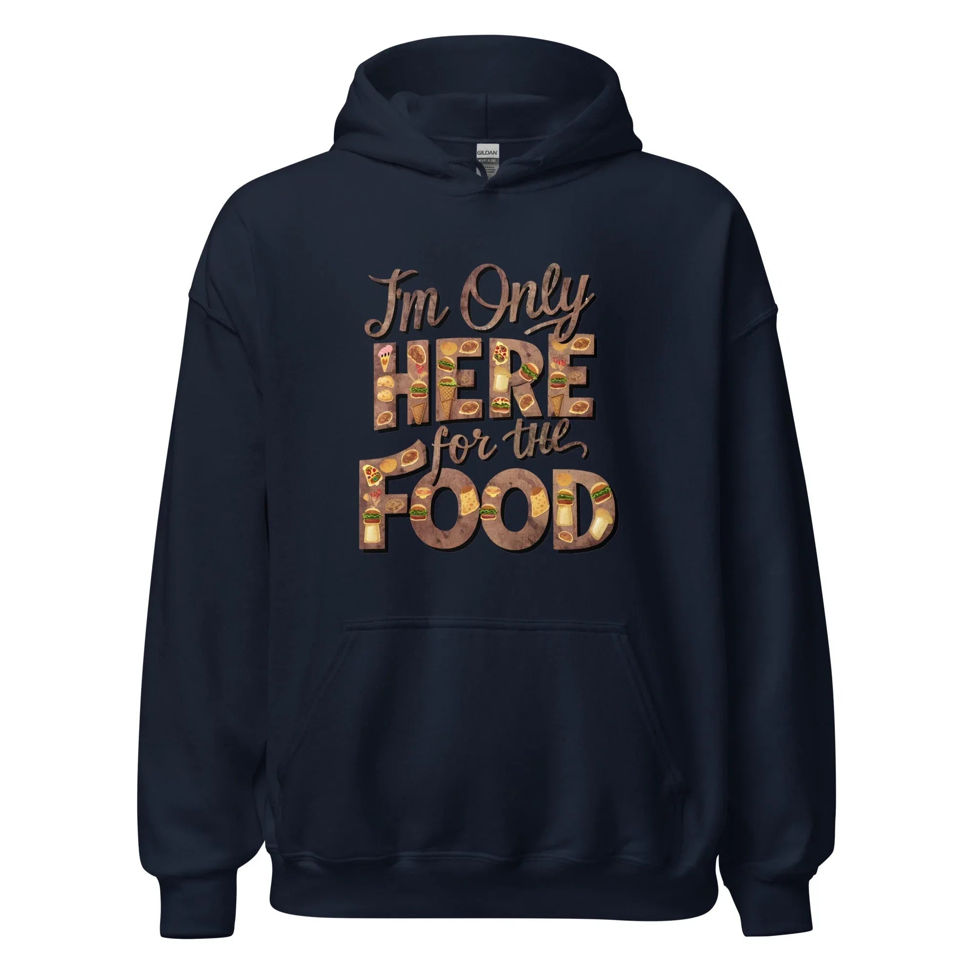 Unisex | I'm Only Here For The Food - Stylish Hoodie - AwRans Clothing