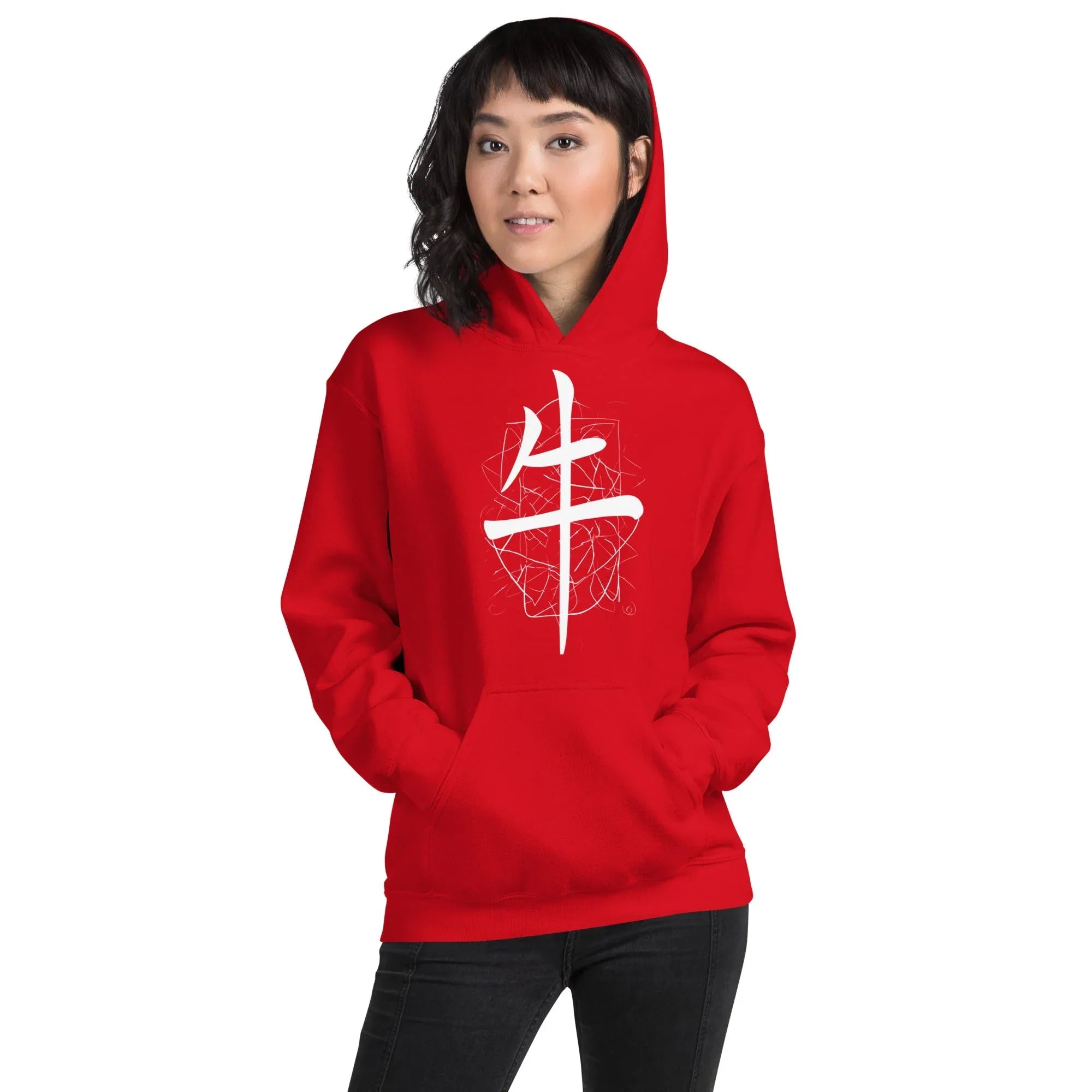 Unisex | Lil Hoodie Red hoodie AwRans Clothing unisex-heavy-blend-hoodie-red-front-6621bd755ea2d