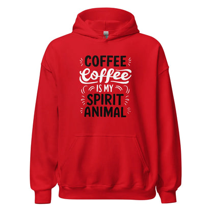 Unisex | Coffee Is My Spirit Animal - Smooth And Stylish Hoodie - AwRans Clothing