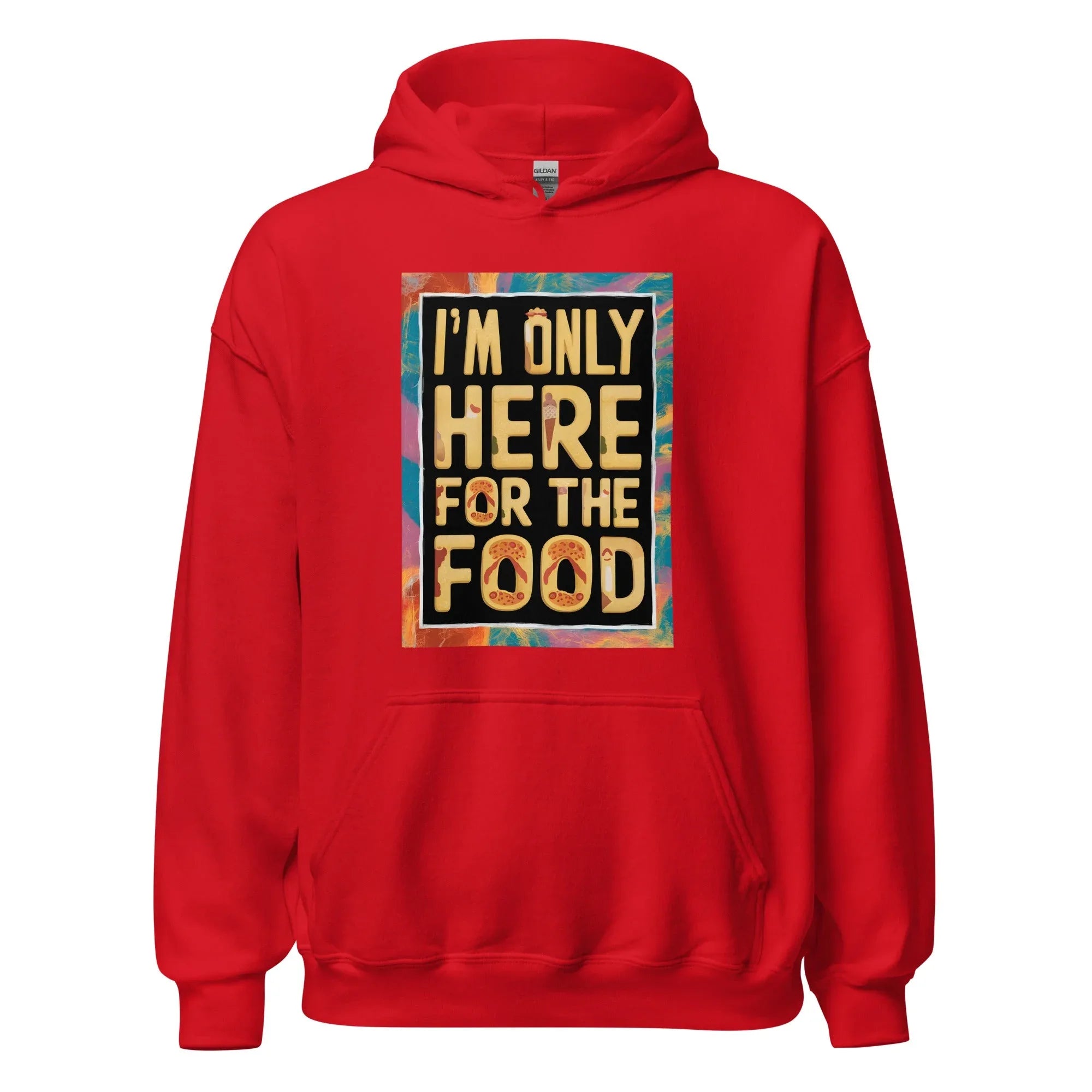 Unisex | I'm Only Here For The Food - Stylish Hoodie - AwRans Clothing
