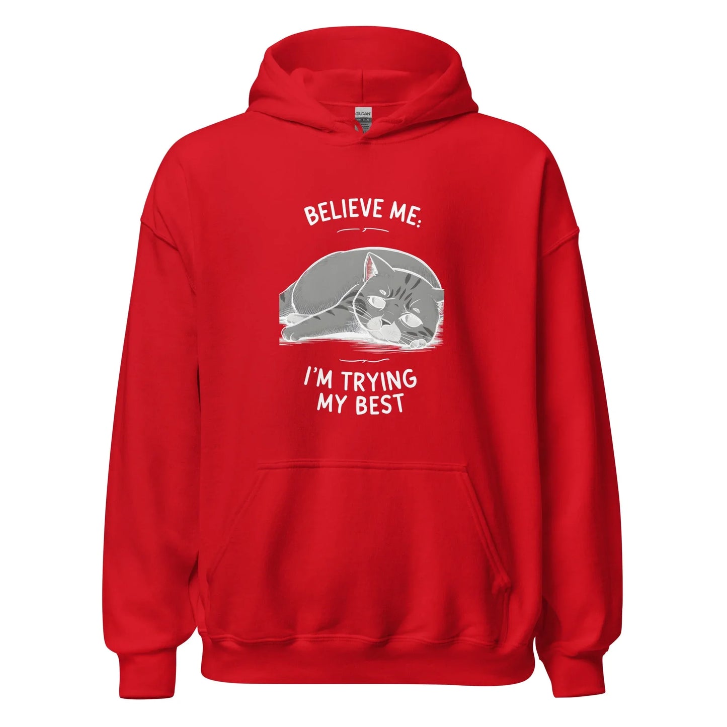 Unisex | Believe Me I'm Trying My Best - Hoodie - AwRans Clothing
