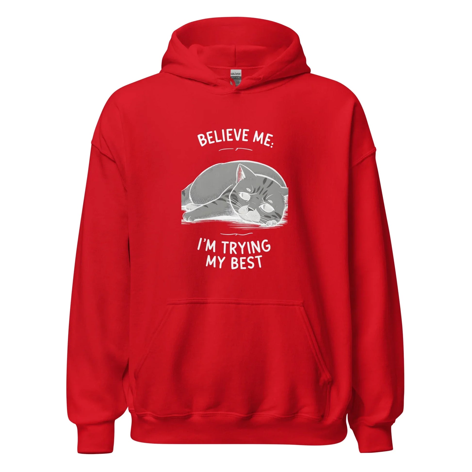Unisex | Believe Me I'm Trying My Best - Hoodie - AwRans Clothing