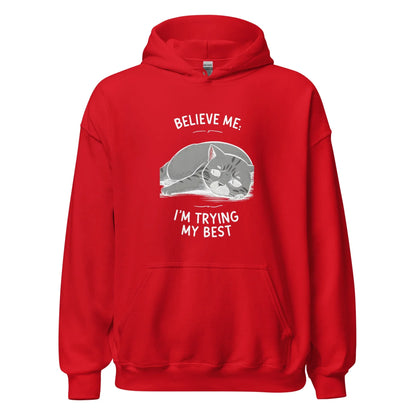 Unisex | Believe Me I'm Trying My Best - Hoodie - AwRans Clothing