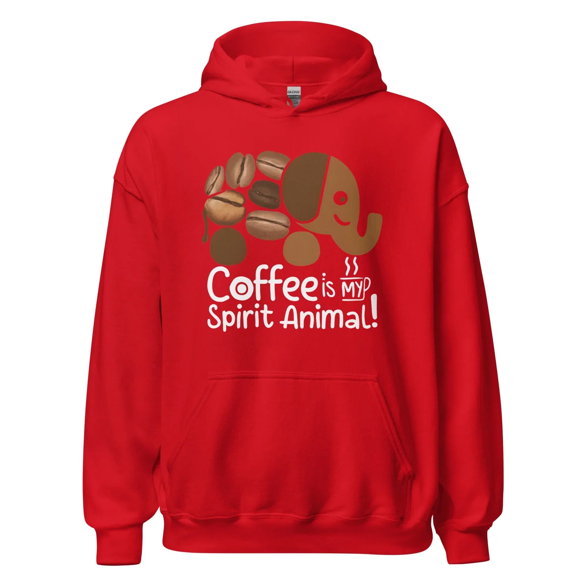 Unisex Hoodie | Coffee Is My Spirit Animal - AwRans Clothing