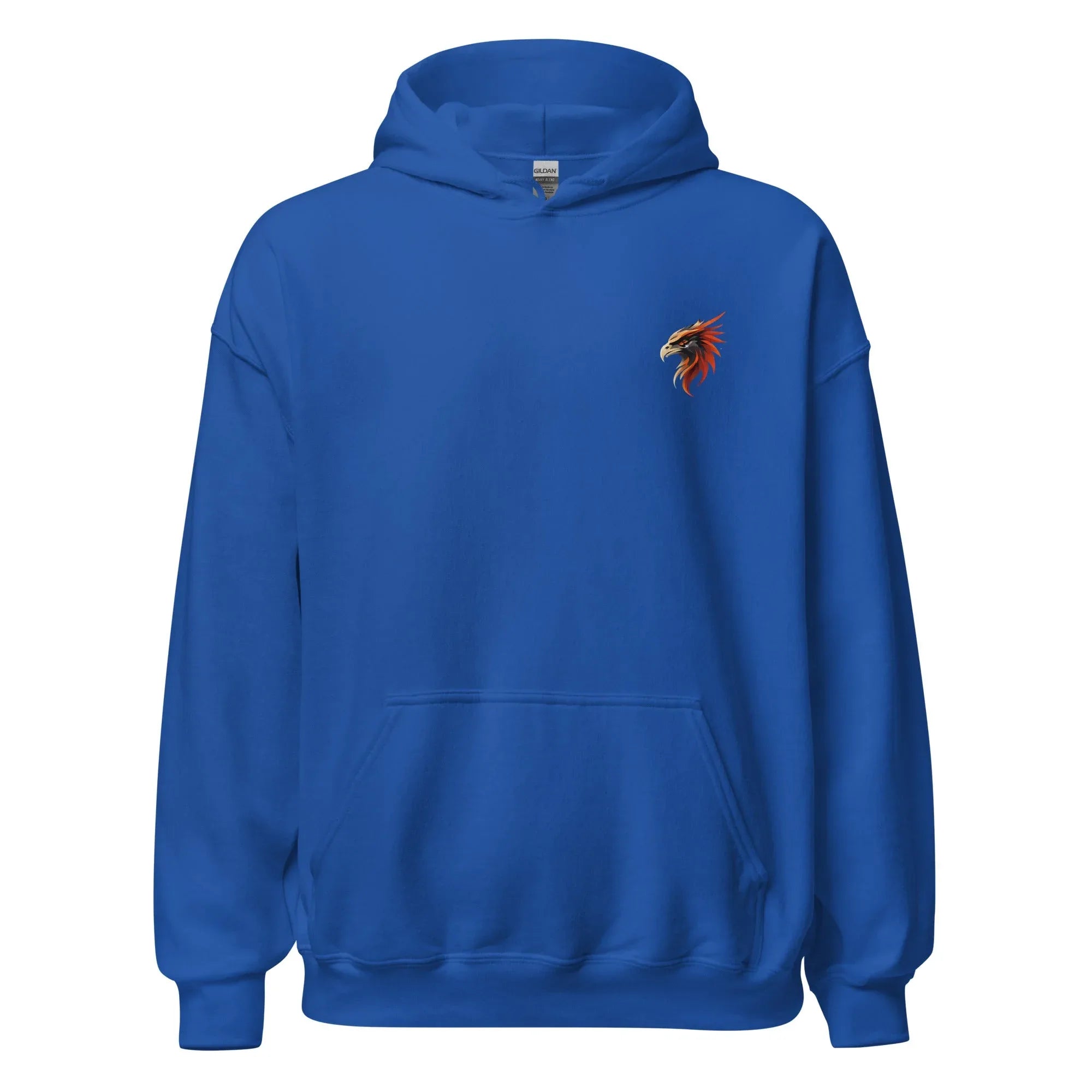 Unisex | Phoenix's Anger Hoodie Royal hoodie AwRans Clothing unisex-heavy-blend-hoodie-royal-front-663383167709a