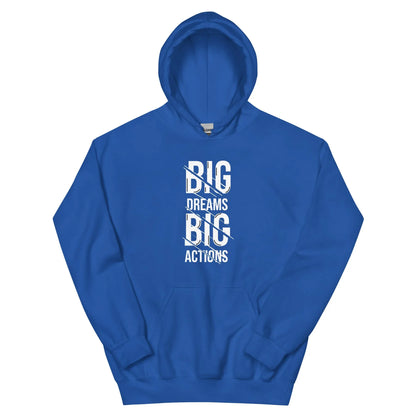 Unisex | Big Dreams Big Actions Hoodie - AwRans Clothing