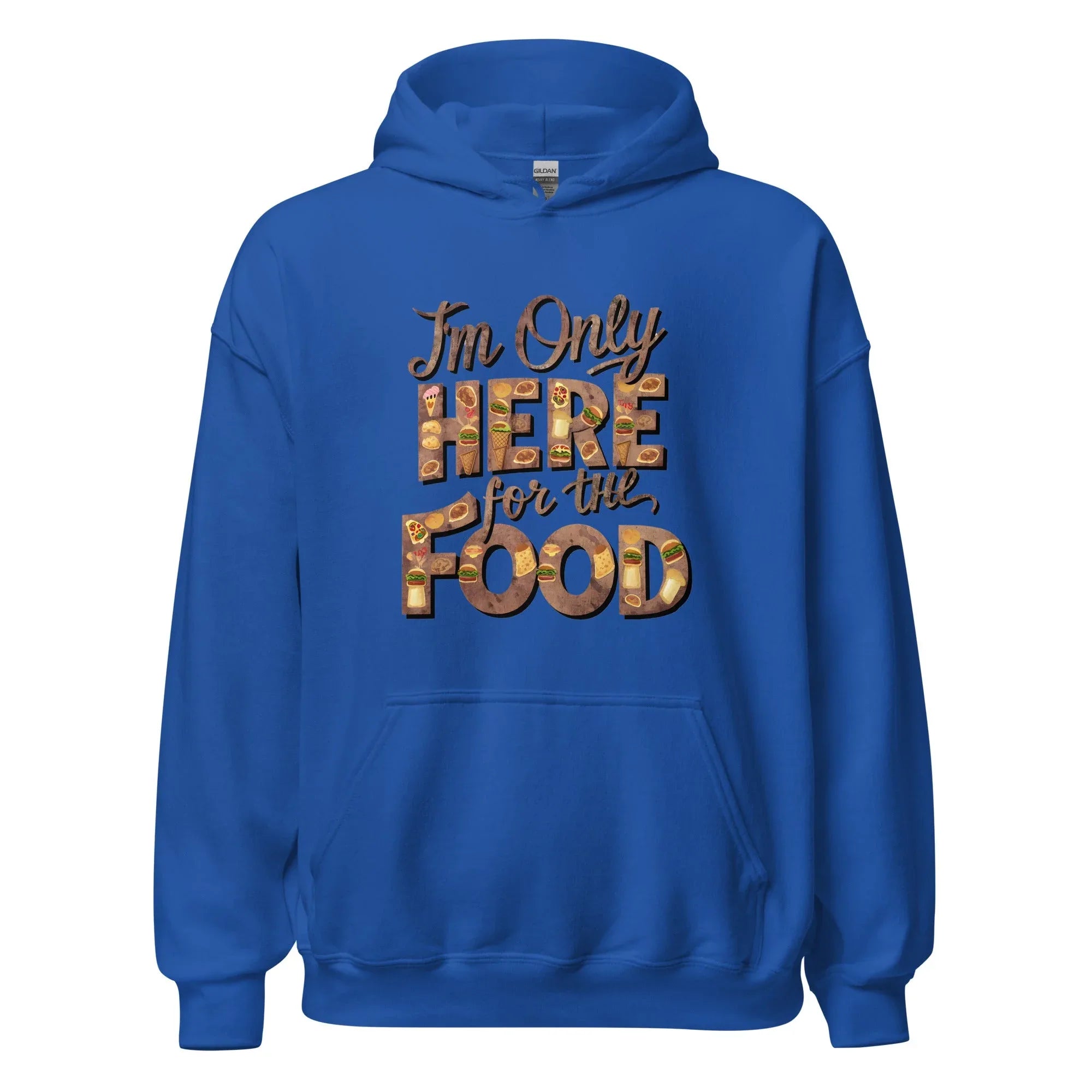 Unisex | I'm Only Here For The Food - Stylish Hoodie - AwRans Clothing