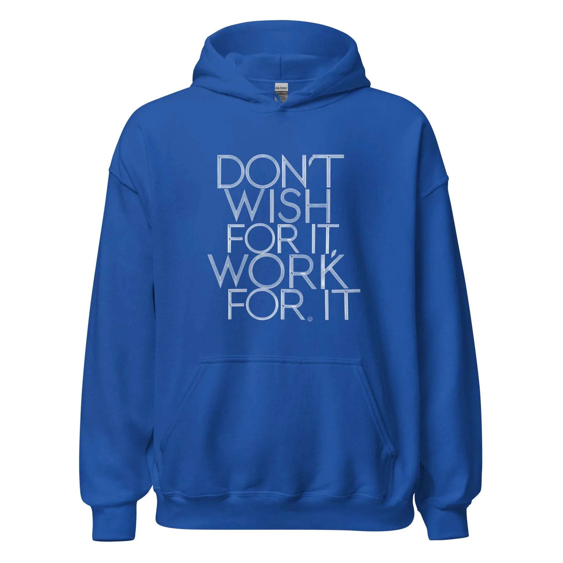 Unisex | DON'T WISH FOR IT - WORK FOR IT Stylish Hoodie - AwRans Clothing
