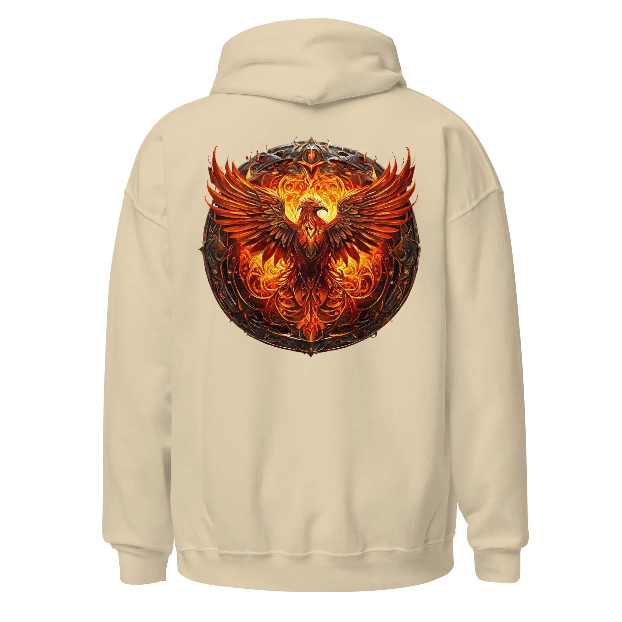 Unisex | Phoenix's Anger Hoodie hoodie AwRans Clothing unisex-heavy-blend-hoodie-sand-back-6633831694ca1