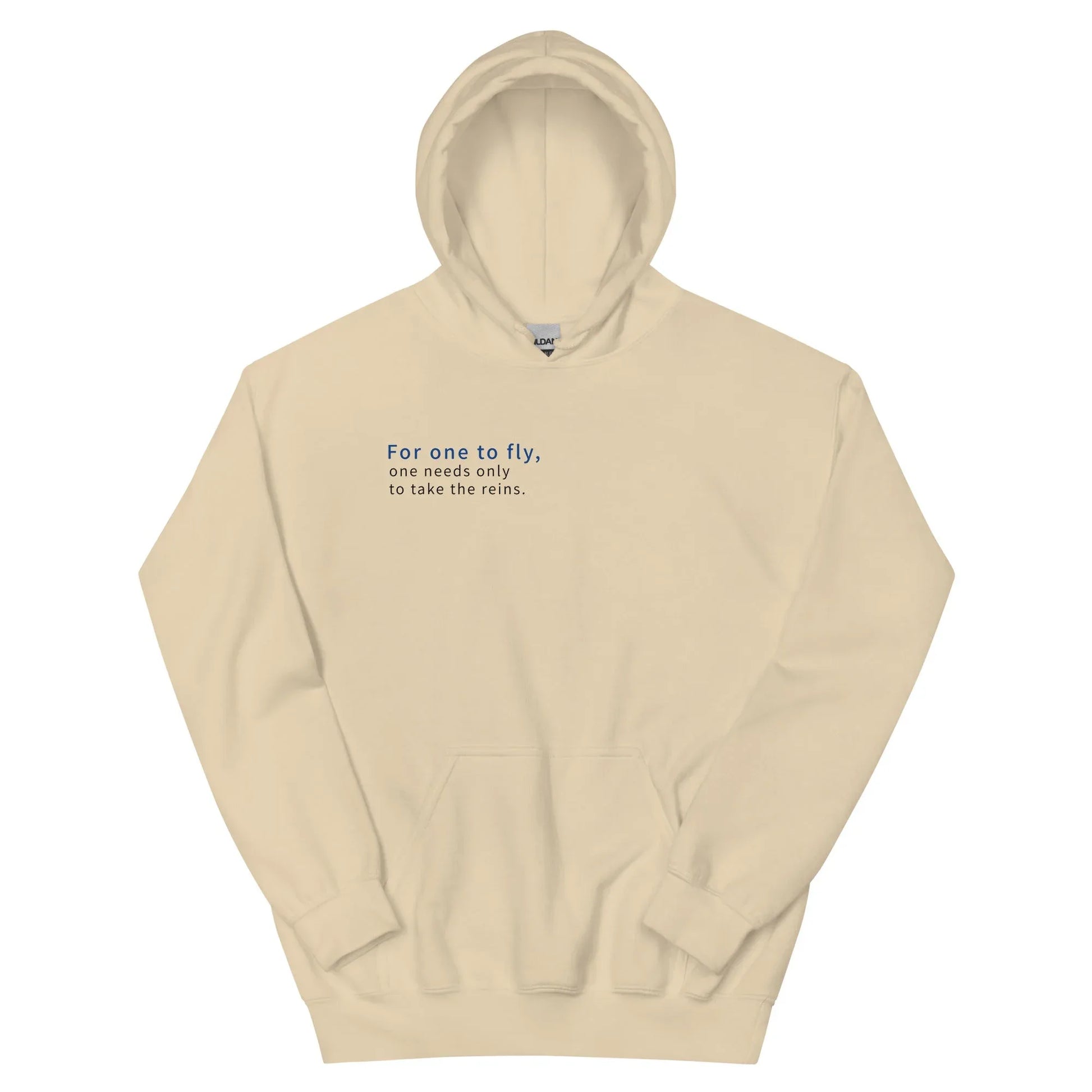 Unisex | For One To Fly One Needs Only To Take The Reins Hoodie - AwRans Clothing