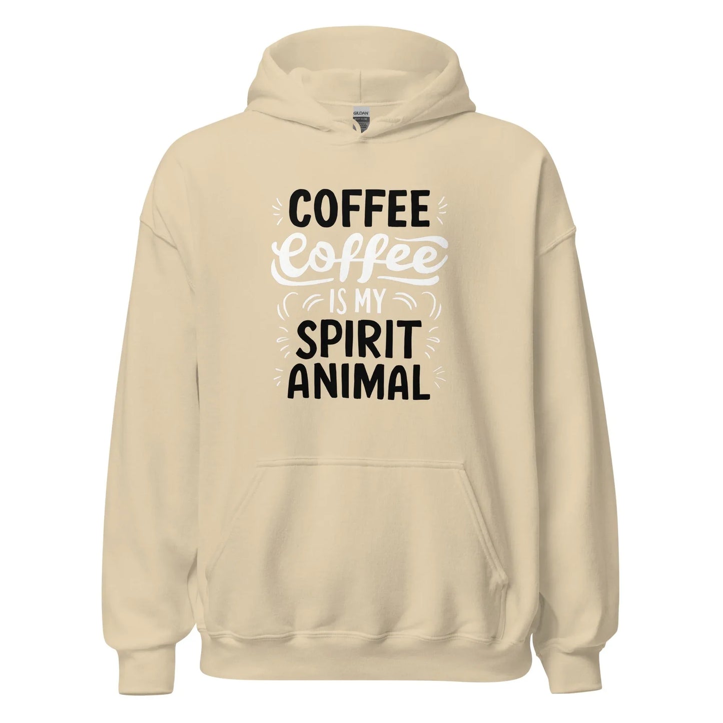 Unisex | Coffee Is My Spirit Animal - Smooth And Stylish Hoodie - AwRans Clothing