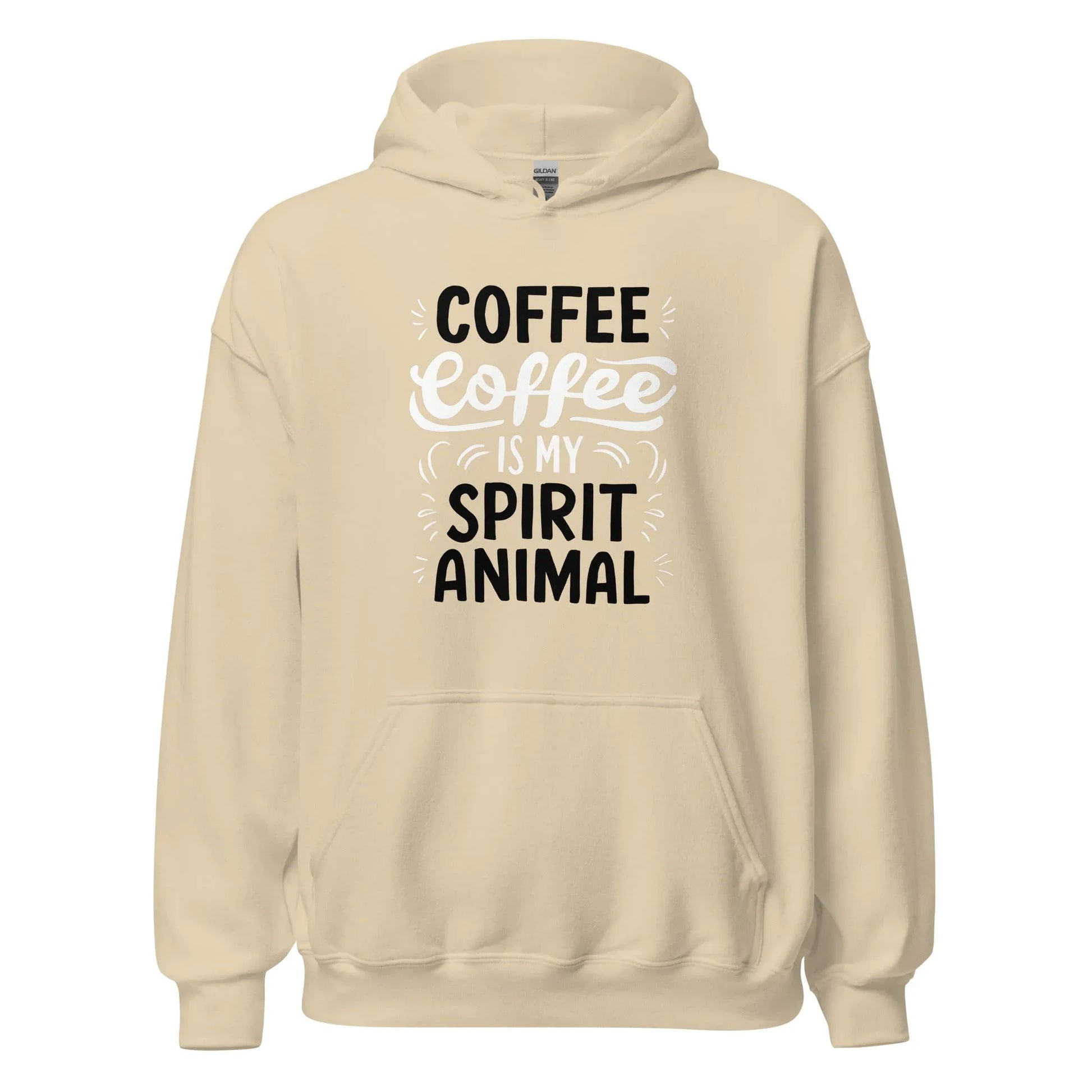 Unisex | Coffee Is My Spirit Animal - Smooth And Stylish Hoodie - AwRans Clothing