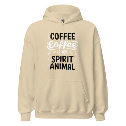 Unisex | Coffee Is My Spirit Animal - Smooth And Stylish Hoodie - AwRans Clothing