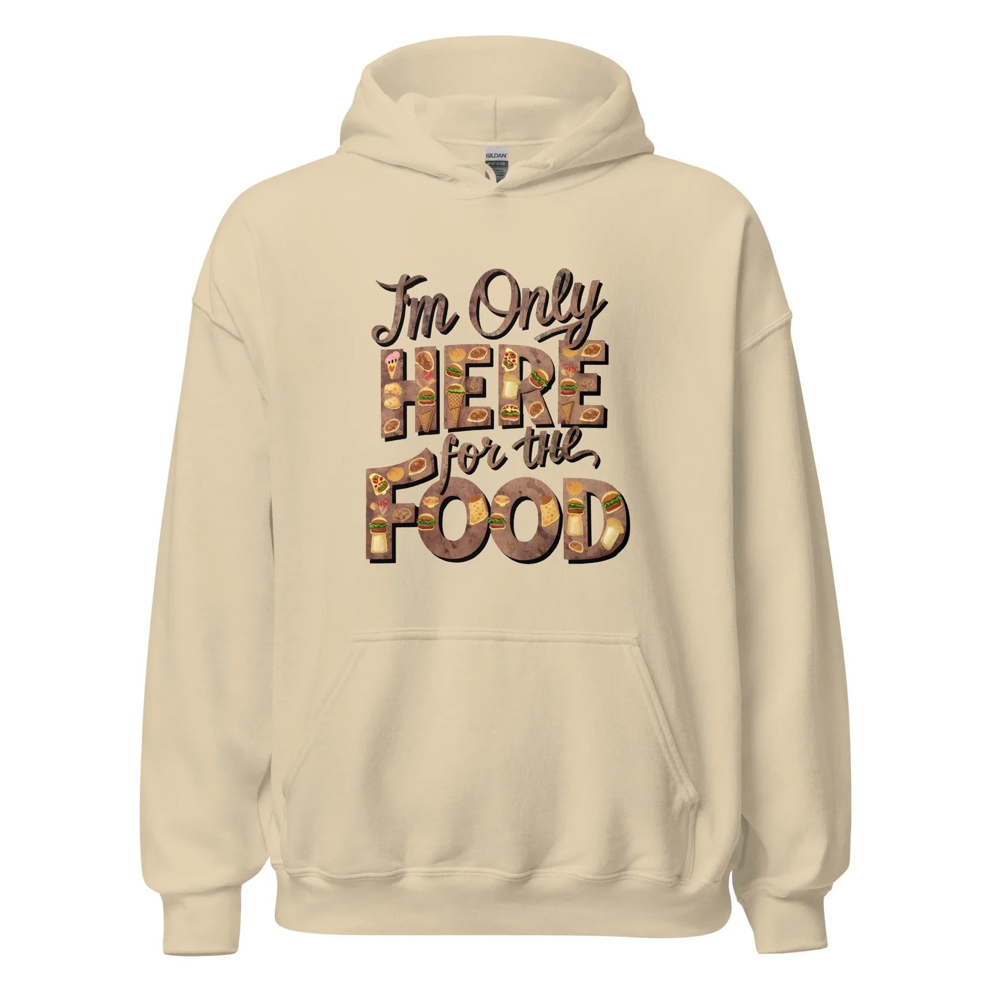 Unisex | I'm Only Here For The Food - Stylish Hoodie - AwRans Clothing