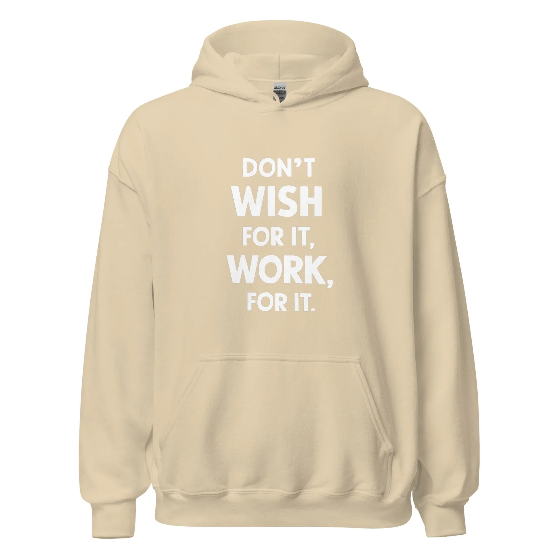 Unisex | Don't Wish For It Work For It - Soft Hoodie - AwRans Clothing