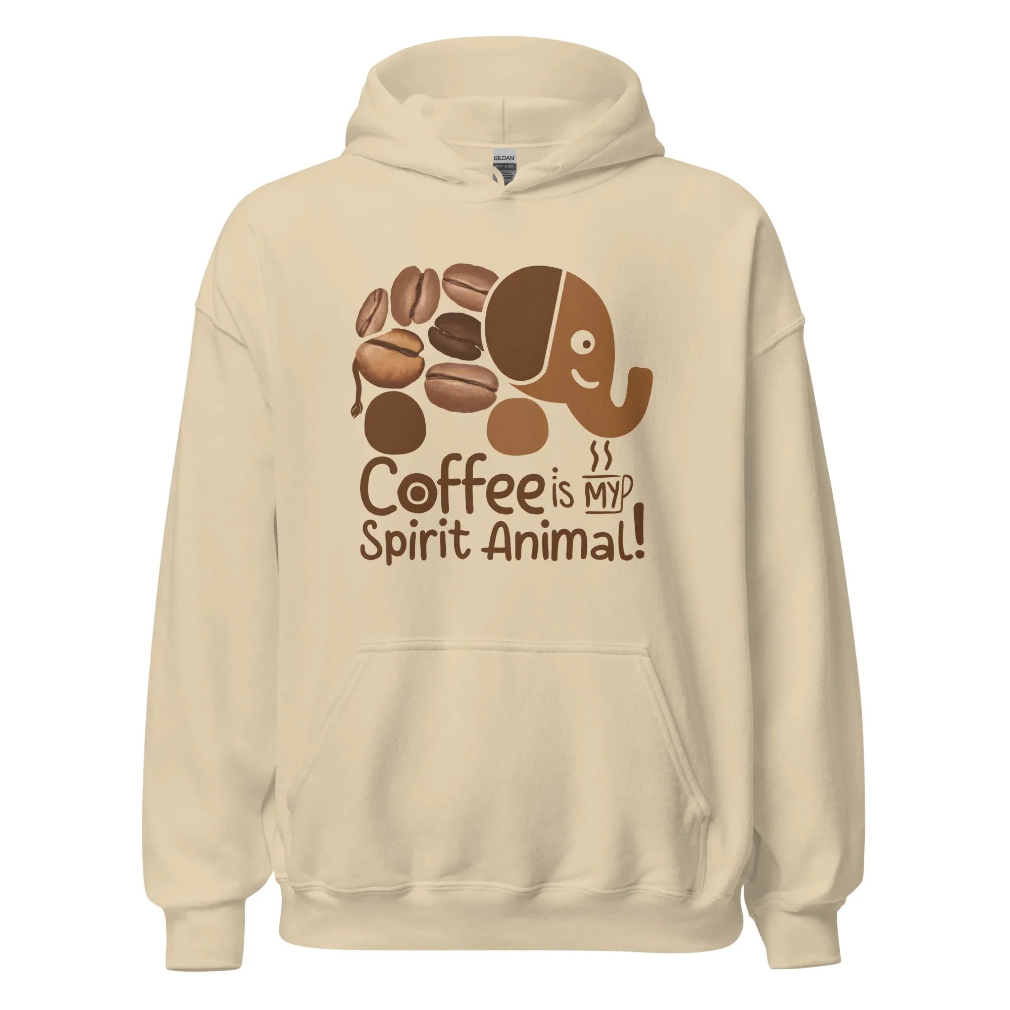 Unisex Hoodie | Coffee Is My Spirit Animal - AwRans Clothing
