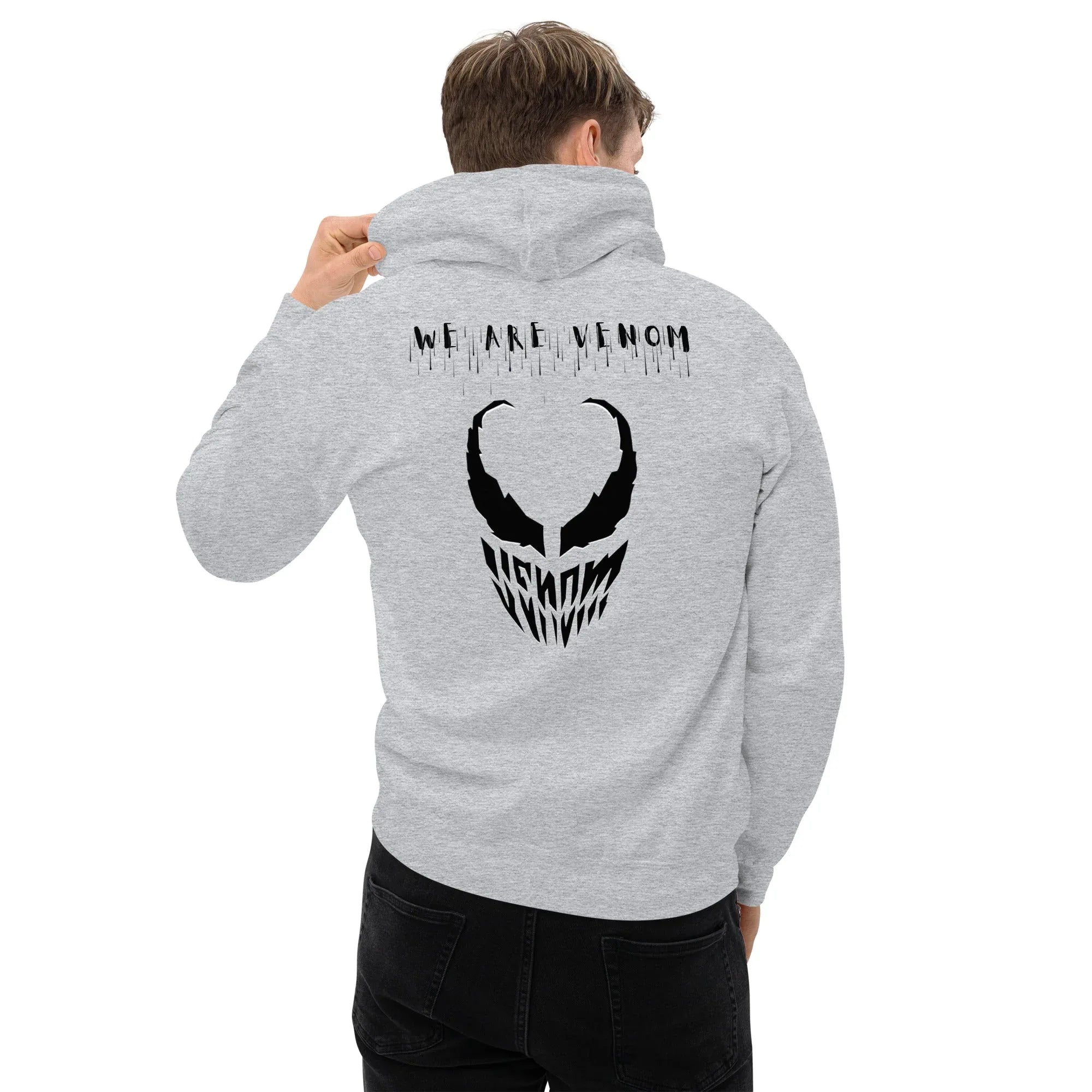 Men's | We Are Venom Hoodie Sport Grey hoodie AwRans Clothing unisex-heavy-blend-hoodie-sport-grey-back-66506152ce140
