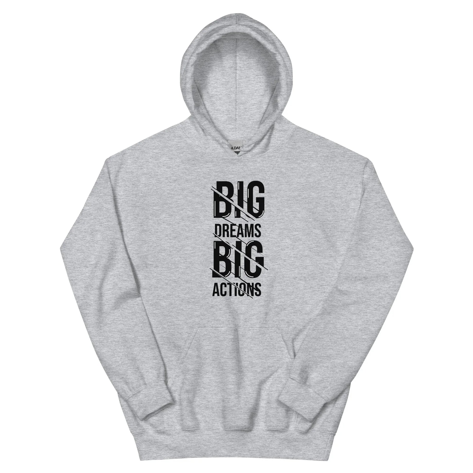 Unisex | Big Dreams Big Actions Hoodie - AwRans Clothing