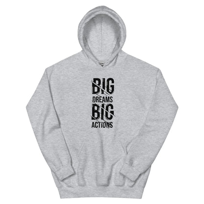 Unisex | Big Dreams Big Actions Hoodie - AwRans Clothing