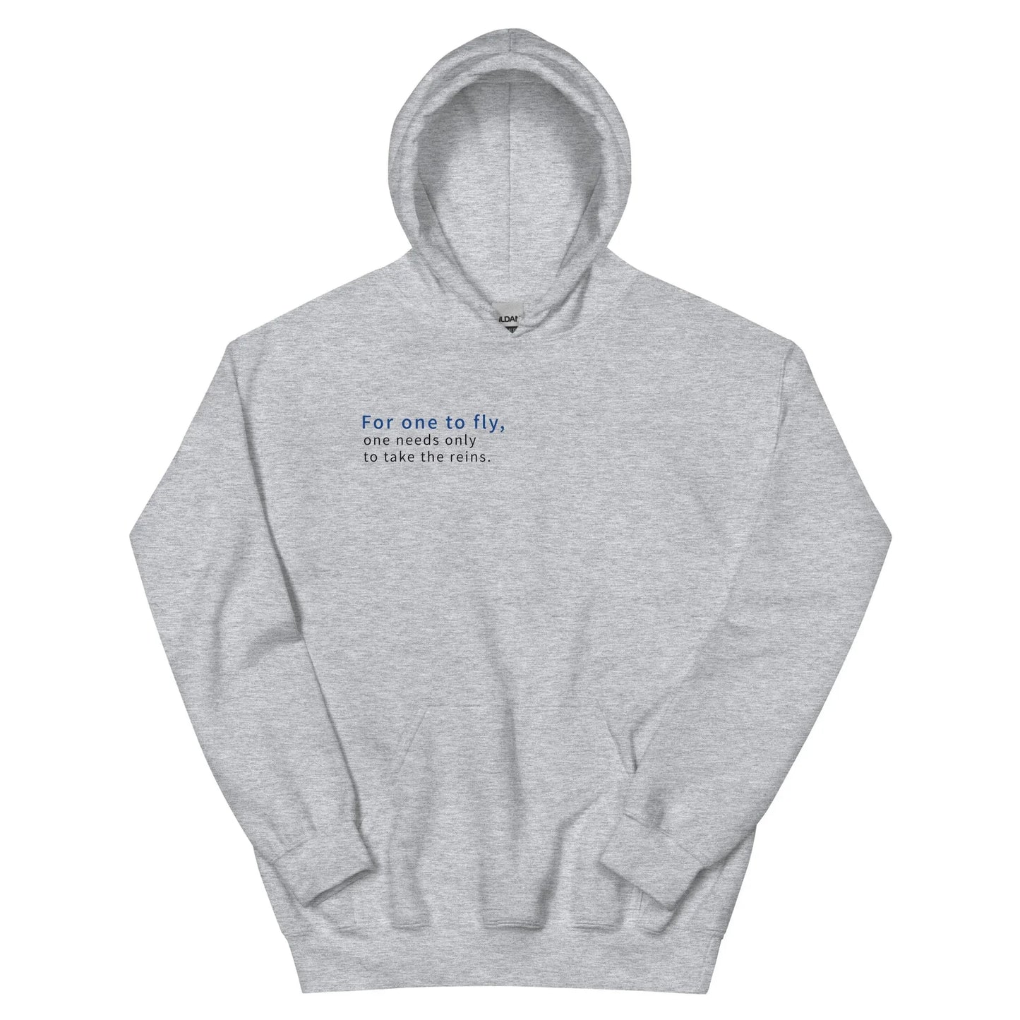 Unisex | For One To Fly One Needs Only To Take The Reins Hoodie - AwRans Clothing