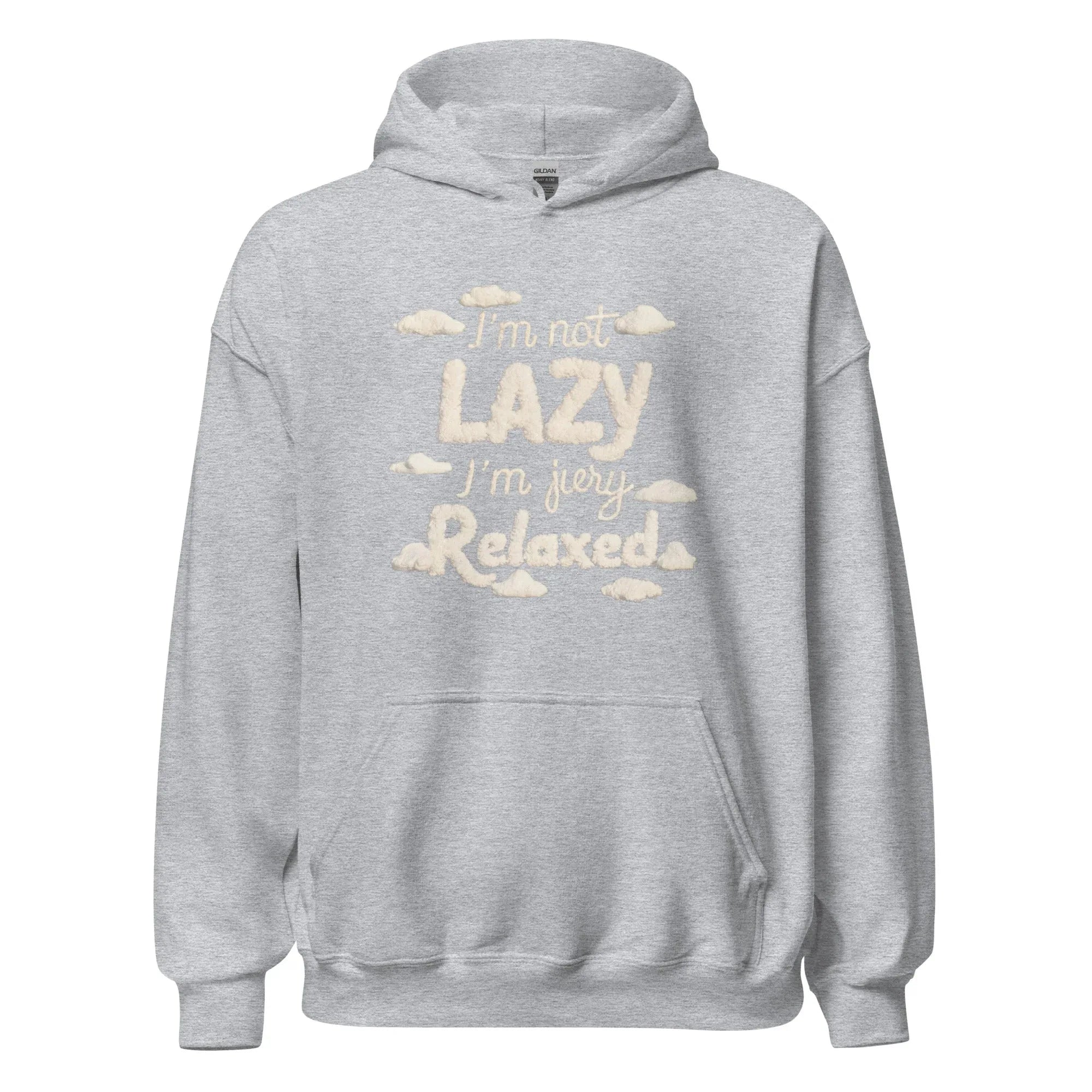Unisex | I'm Not Lazy I'm Just Relaxed Hoodie Sport Grey hoodie AwRans Clothing unisex-heavy-blend-hoodie-sport-grey-front-665ca18499f6f