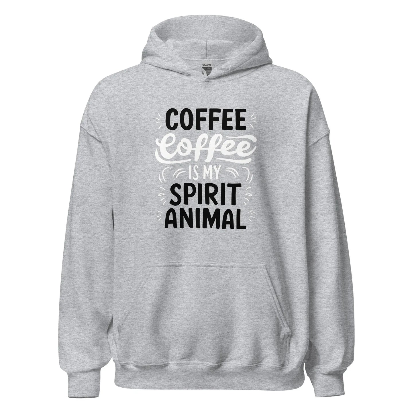 Unisex | Coffee Is My Spirit Animal - Smooth And Stylish Hoodie - AwRans Clothing