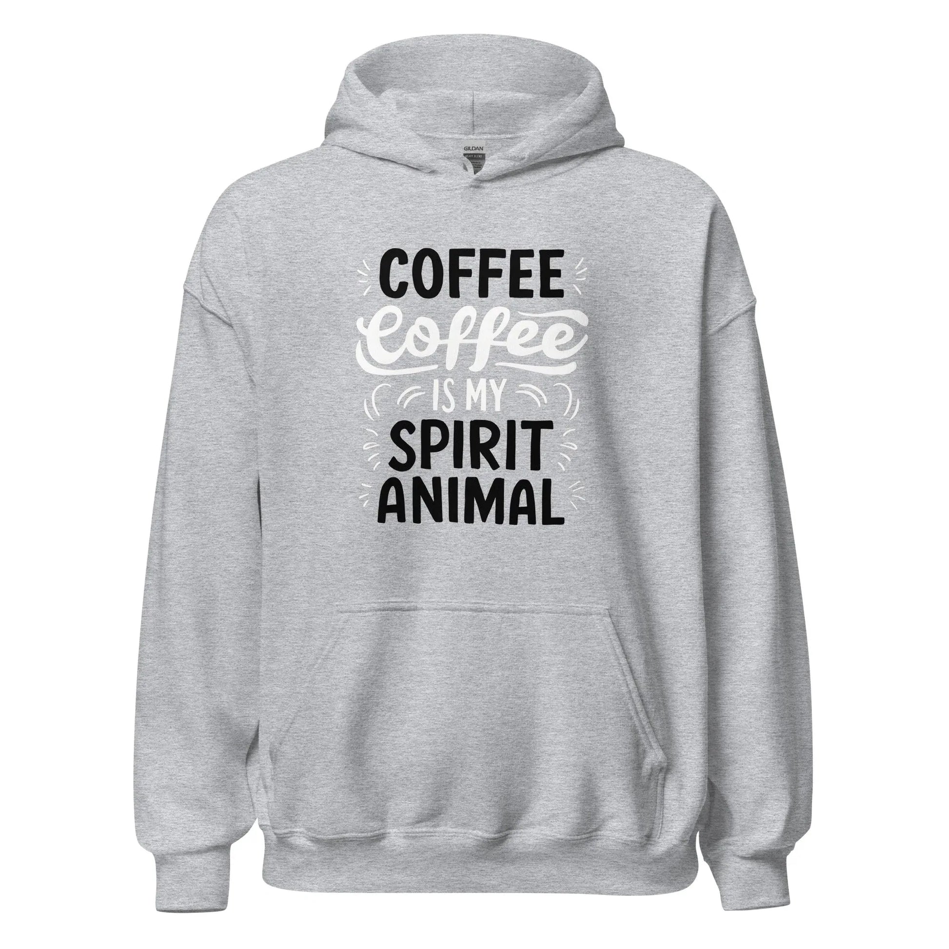 Unisex | Coffee Is My Spirit Animal - Smooth And Stylish Hoodie - AwRans Clothing