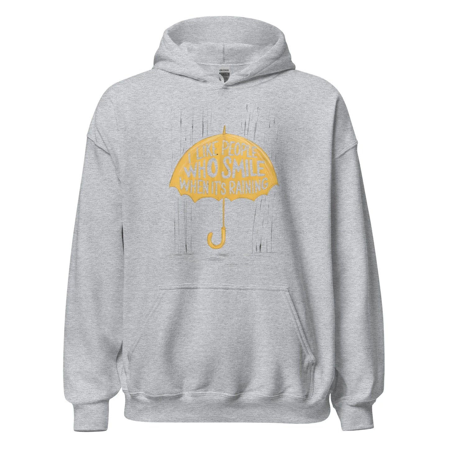 Unisex | I Like People Who Smile When It's Raining - Hoodie - AwRans Clothing
