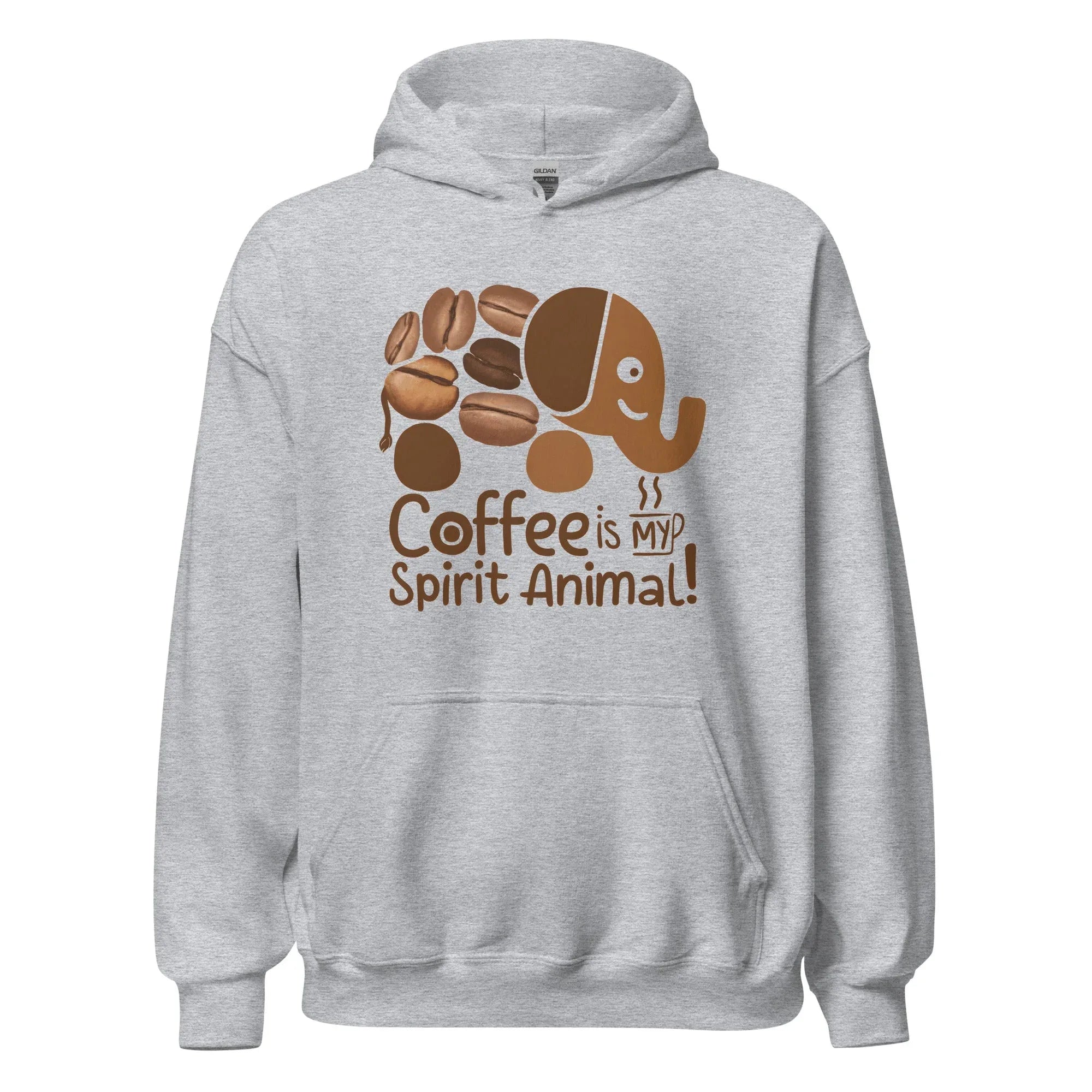 Unisex Hoodie | Coffee Is My Spirit Animal - AwRans Clothing