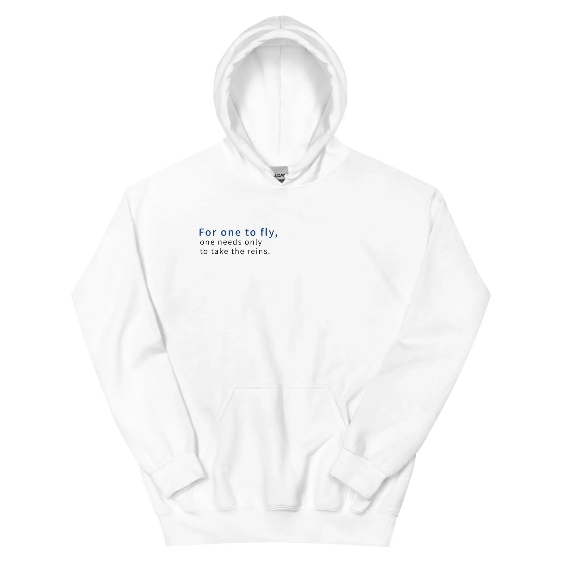 Unisex | For One To Fly One Needs Only To Take The Reins Hoodie - AwRans Clothing