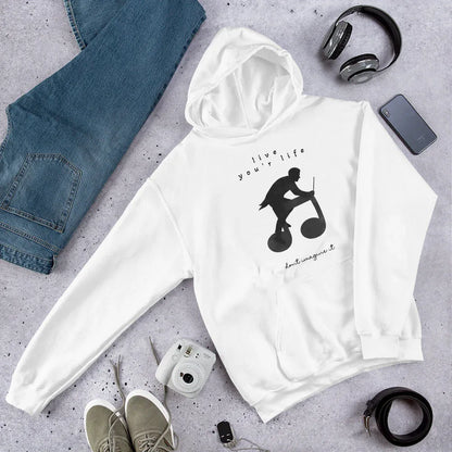 Unisex | Live Your Life. Don't Imagine It Hoodie - AwRans Clothing