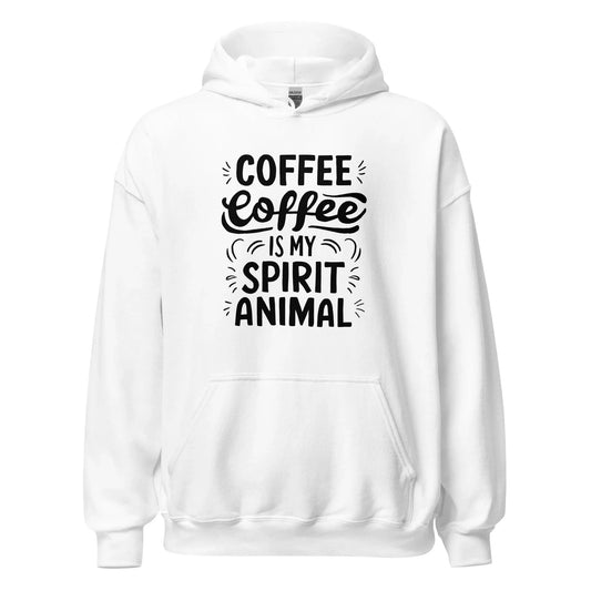 Unisex | Coffee Is My Spirit Animal - Smooth And Stylish Hoodie - AwRans Clothing