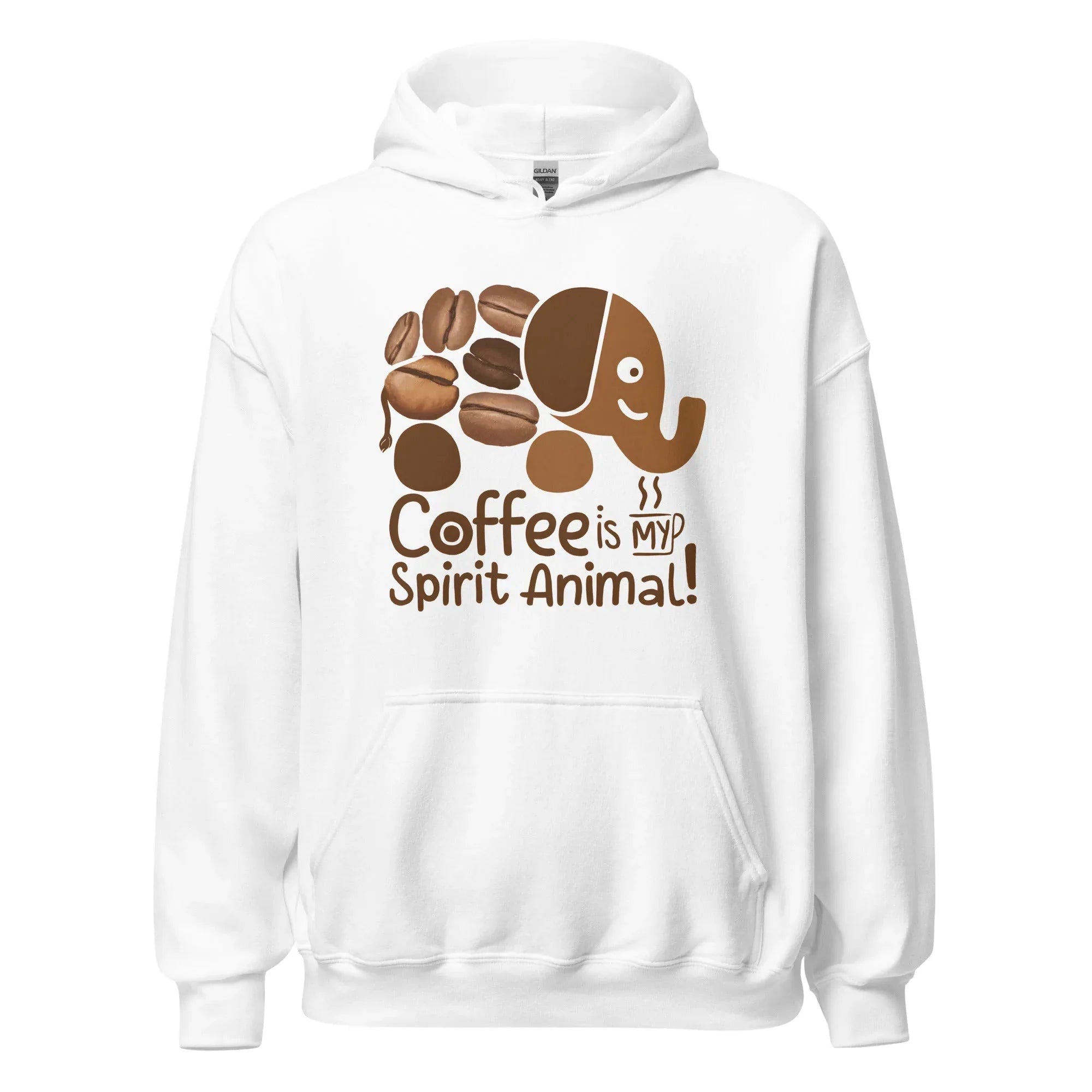 Unisex Hoodie | Coffee Is My Spirit Animal - AwRans Clothing