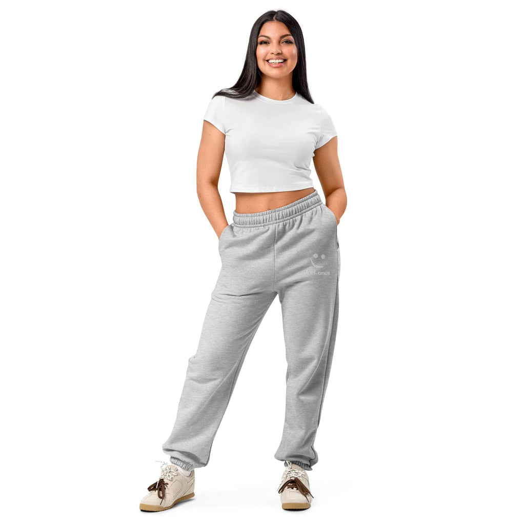 AwRans | Premium Unisex Heavyweight Sweatpants Heavyweight Sweatpants AwRans Clothing unisex-heavyweight-sweatpants-athletic-heather-front-688d51b8df5f4