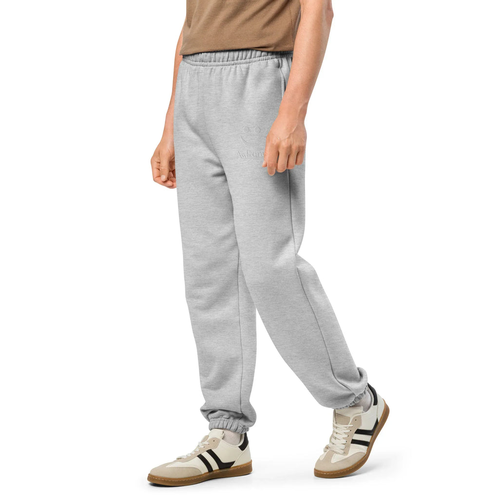 AwRans | Premium Unisex Heavyweight Sweatpants Heavyweight Sweatpants AwRans Clothing unisex-heavyweight-sweatpants-athletic-heather-left-front-688d51b8dfb21