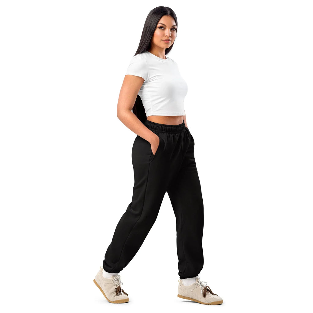AwRans | Premium Unisex Heavyweight Sweatpants Heavyweight Sweatpants AwRans Clothing unisex-heavyweight-sweatpants-black-right-front-688d51b8de4cf