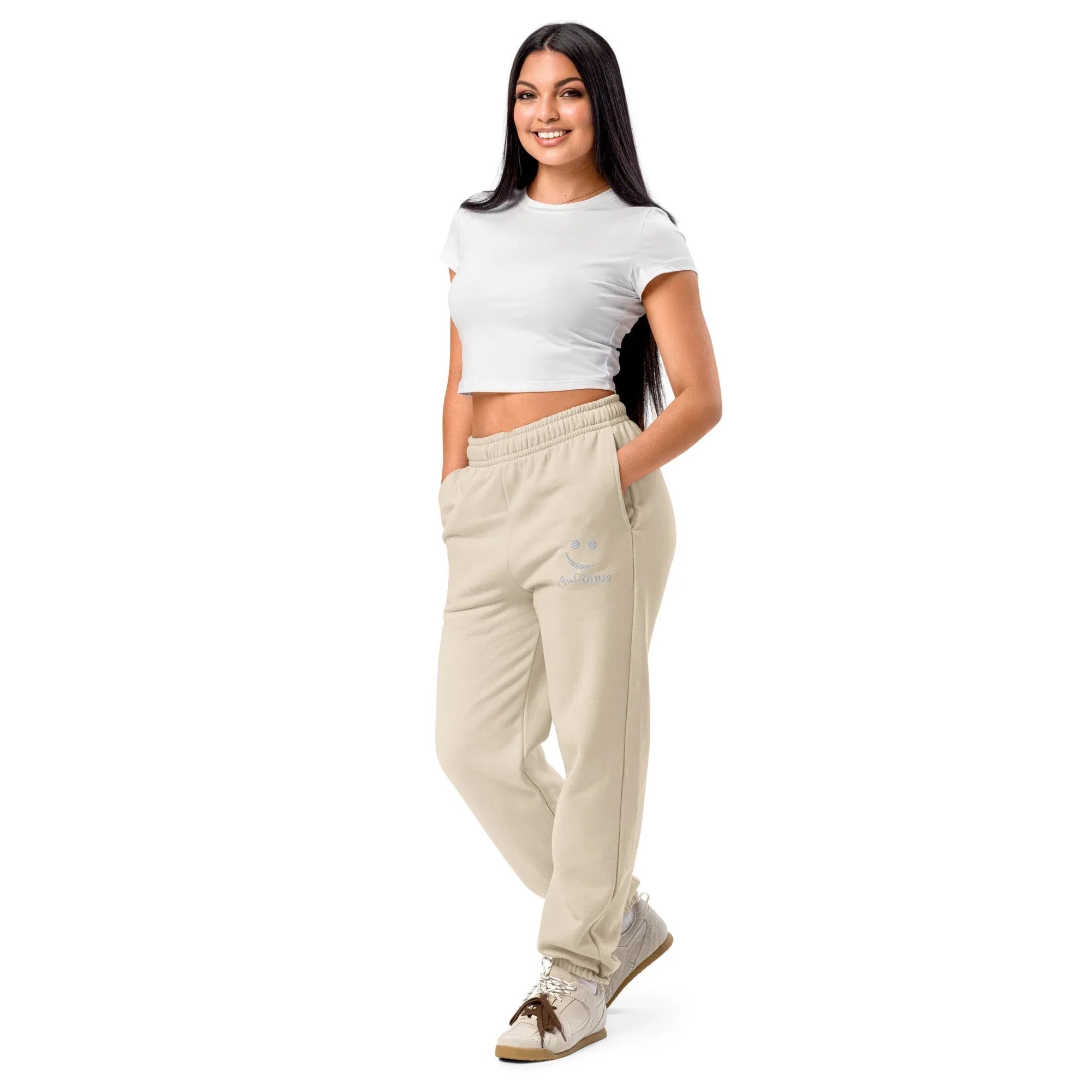 AwRans | Premium Unisex Heavyweight Sweatpants Heavyweight Sweatpants AwRans Clothing unisex-heavyweight-sweatpants-dust-left-front-688d51b8deaa7