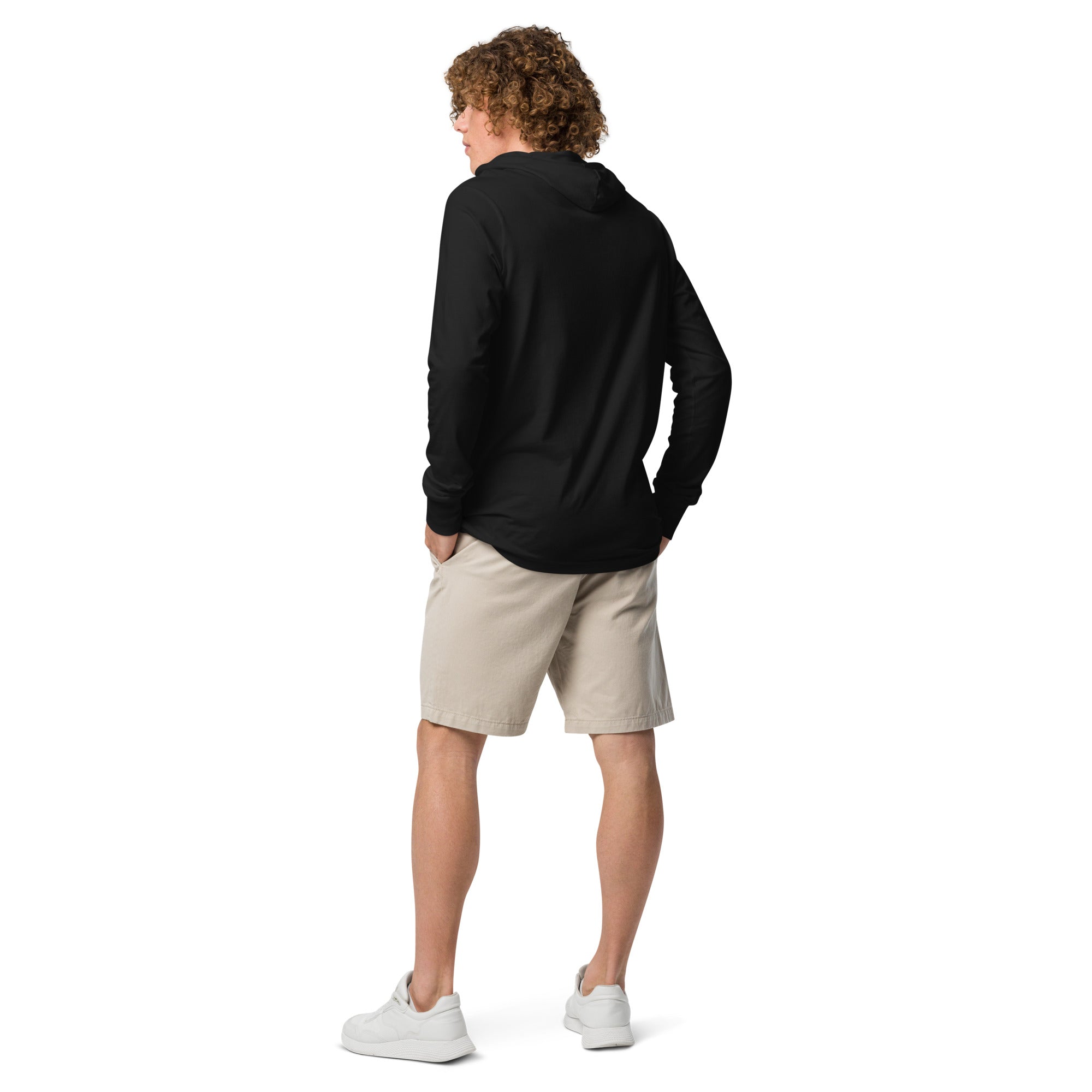 Unisex Hooded Long-Sleeve Tee | Take It All In Hooded long-sleeve tee AwRans Clothing unisex-hooded-long-sleeve-tee-black-back-67eb9421be0a2