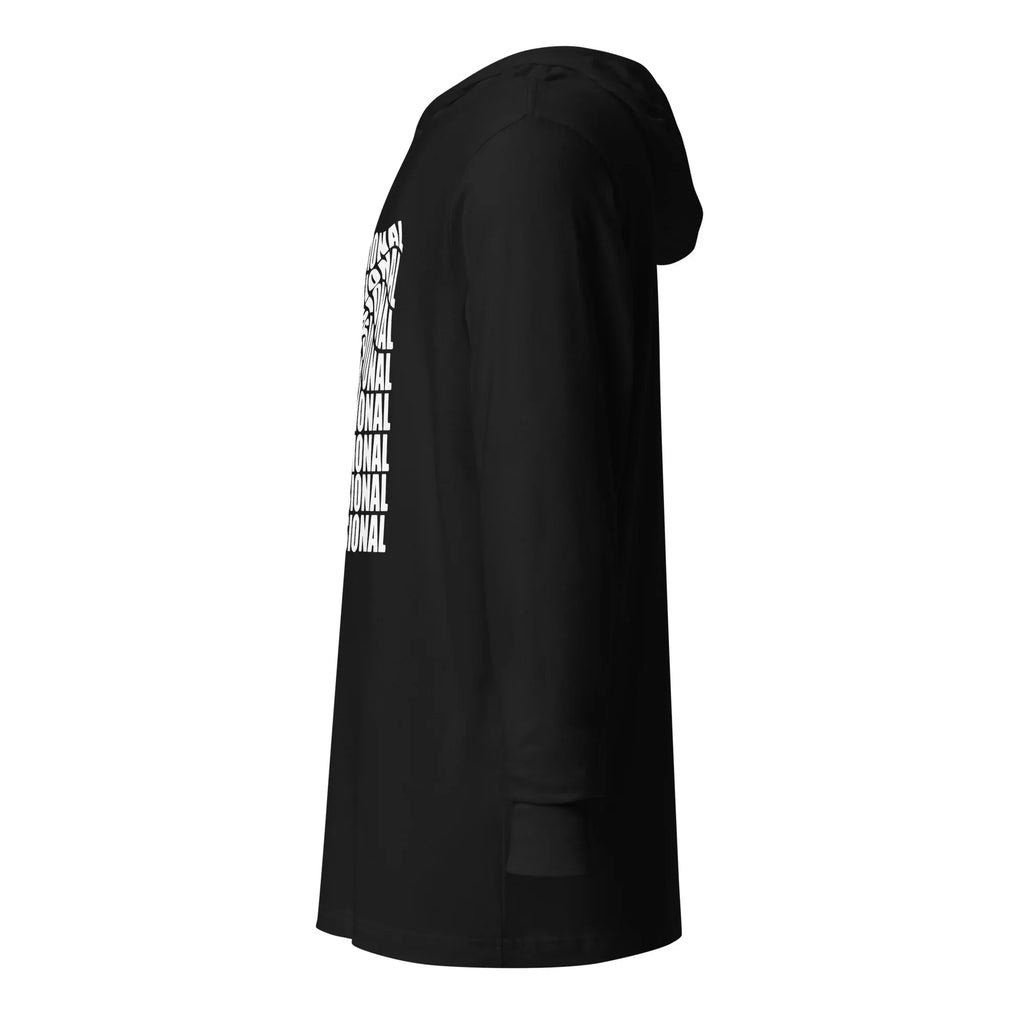 Unisex Hooded Long-Sleeve Tee | Professional Hooded long-sleeve tee AwRans Clothing unisex-hooded-long-sleeve-tee-black-left-67efeb9f5f240